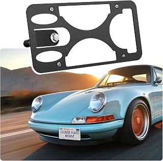 No Drill Front License Plate Holder Fits Porsche 911 (2013-2019)[991,991.2]