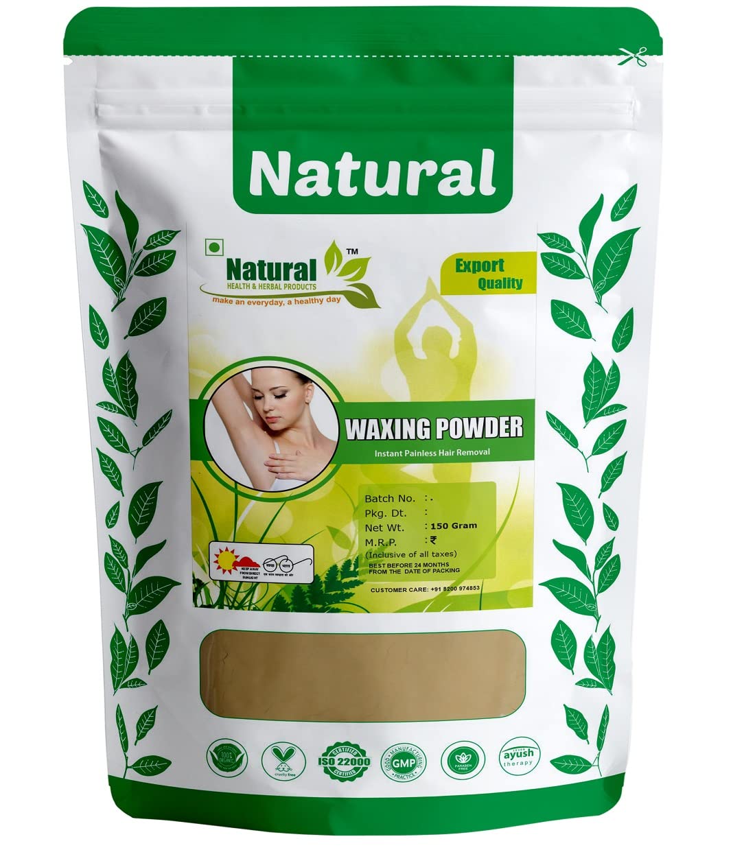 See full amazon price history chart for Natural Health and Herbal Products Multani Mitti Flavour Waxing Powder Instant Hair Remover For All Types Of Hair & Skin, Hands, Legs, Underarms, Bikini (Private Part) Area (150 G), Women Natural Health and Herbal Products Multani Mitti Flavour Waxing Powder Instant Hair Remover For All Types Of Hair & Skin, Hands, Legs, Underarms, Bikini (Private Part) Area (150 G), Women (B0B1XM7JM1) Amazon Price History, Amazon Price Tracker