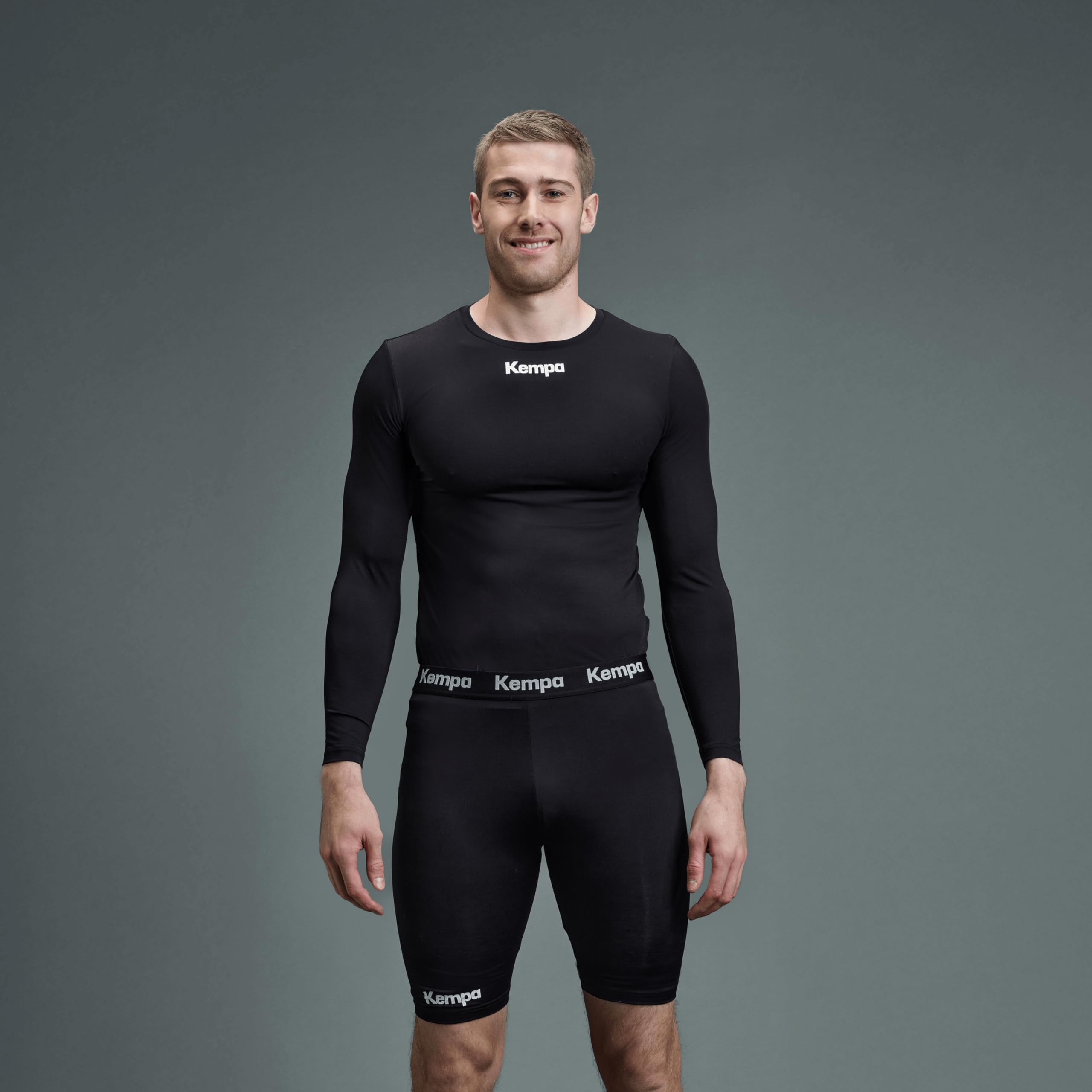 Kempa Attitude Langarmshirt – Kompressionsshirt & Funktionsshirt Langarm, enganliegend, Flache Nähte, ideal für Training & Fitness