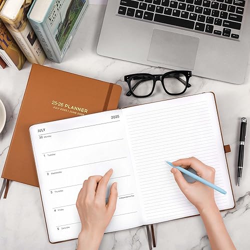 Miniatura 7 de Agenda 2023  Agenda semanal y mensual 2023 enero a diciembre 8 x 10 pulgadas bolsillo interior tapa dura cierre elástico bucle para bolígrafo