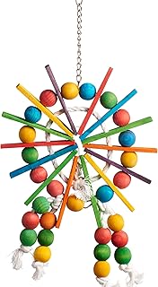 Prevue Pet Products Physical & Mental Bodacious Bites Ferris Wheel Bird Toy 60957