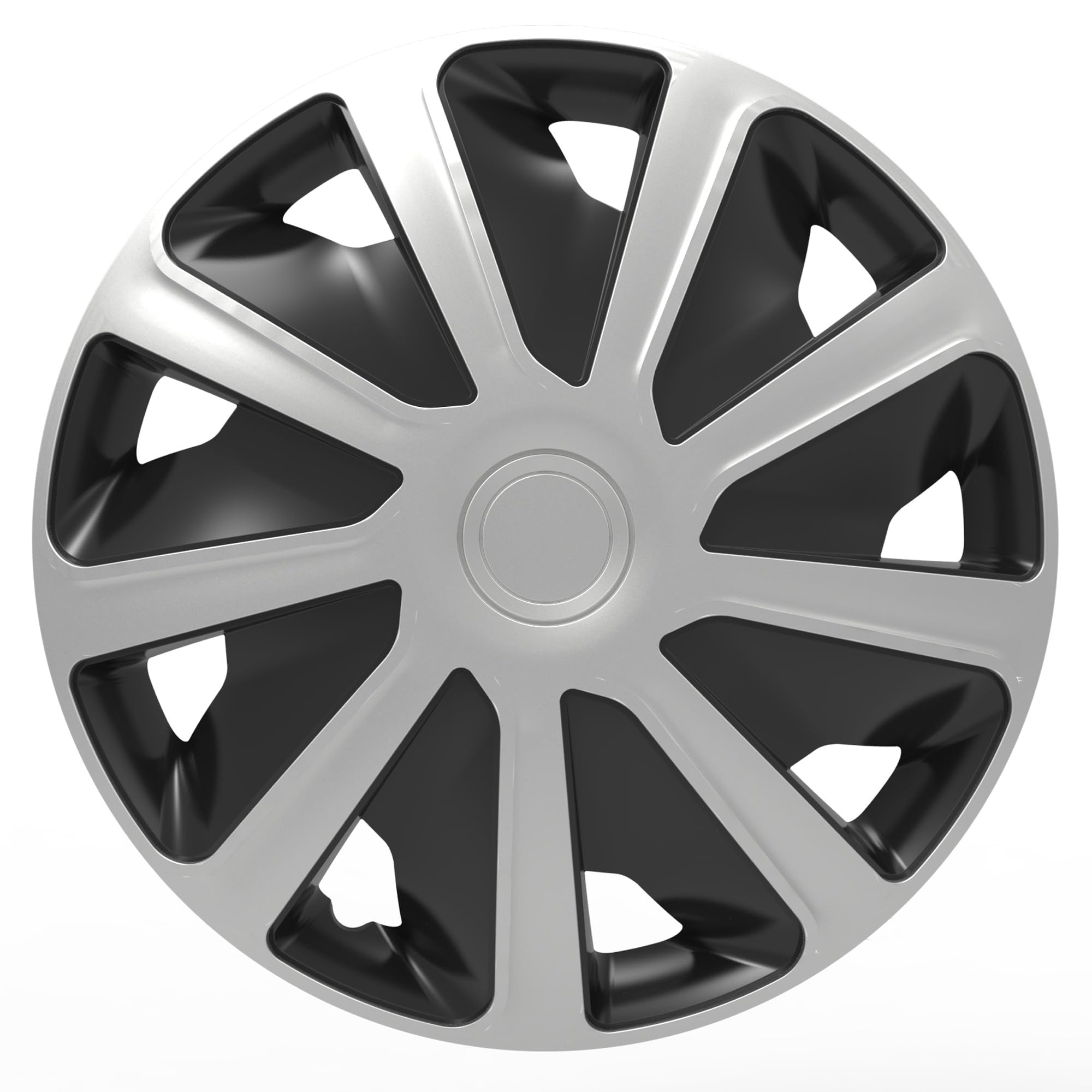 Versaco Van Wheel Trims CRAFTSB15, Craft Silver & Black, 15 Inch