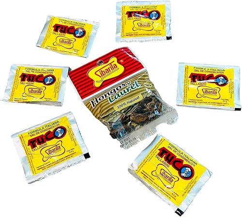 Zoeartcrafts Tuco y hongos secos con laurel