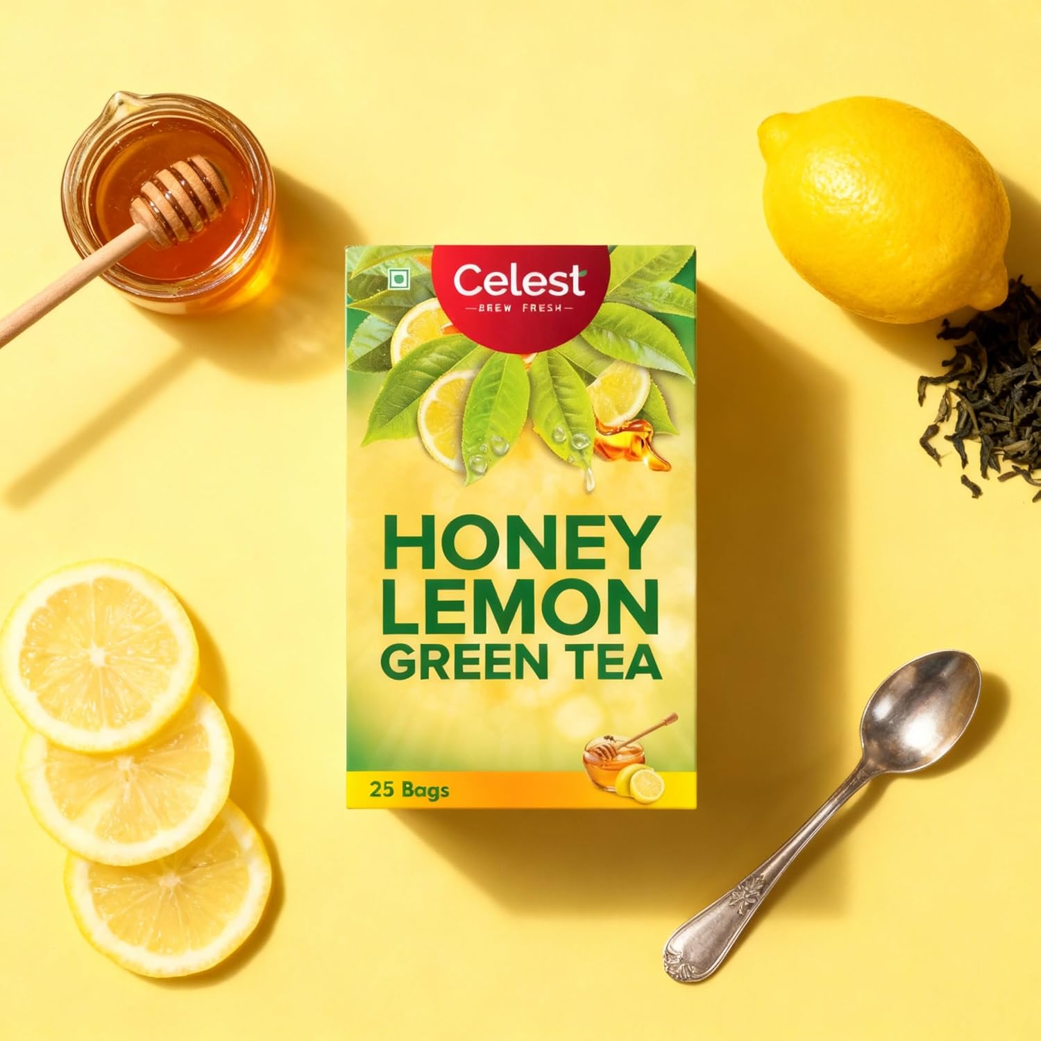 Buy Now Celest Green Tea | Green Tea For Weight Loss | Lemon &Amp; Honey...
