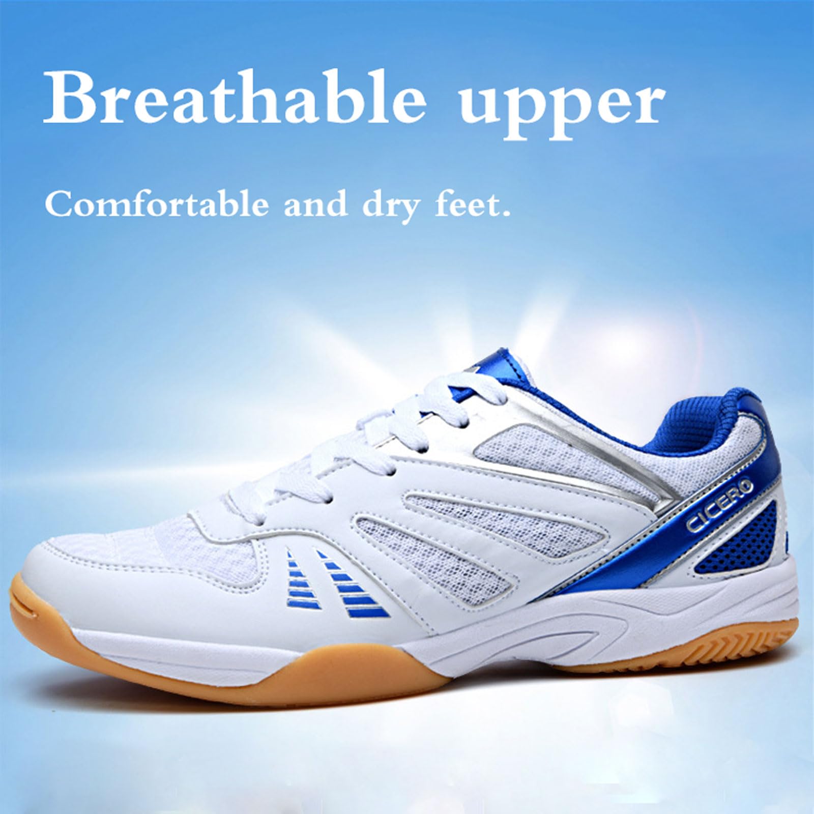 Zapatos de bádminton Ligeros y Transpirables,Zapatos de Entrenamiento de bádminton,Zapatos De Bádminton para Hombre,Zapatillas De Tenis BáDminton,Ligeros,para Mujeres Y Hombres Jóvenes