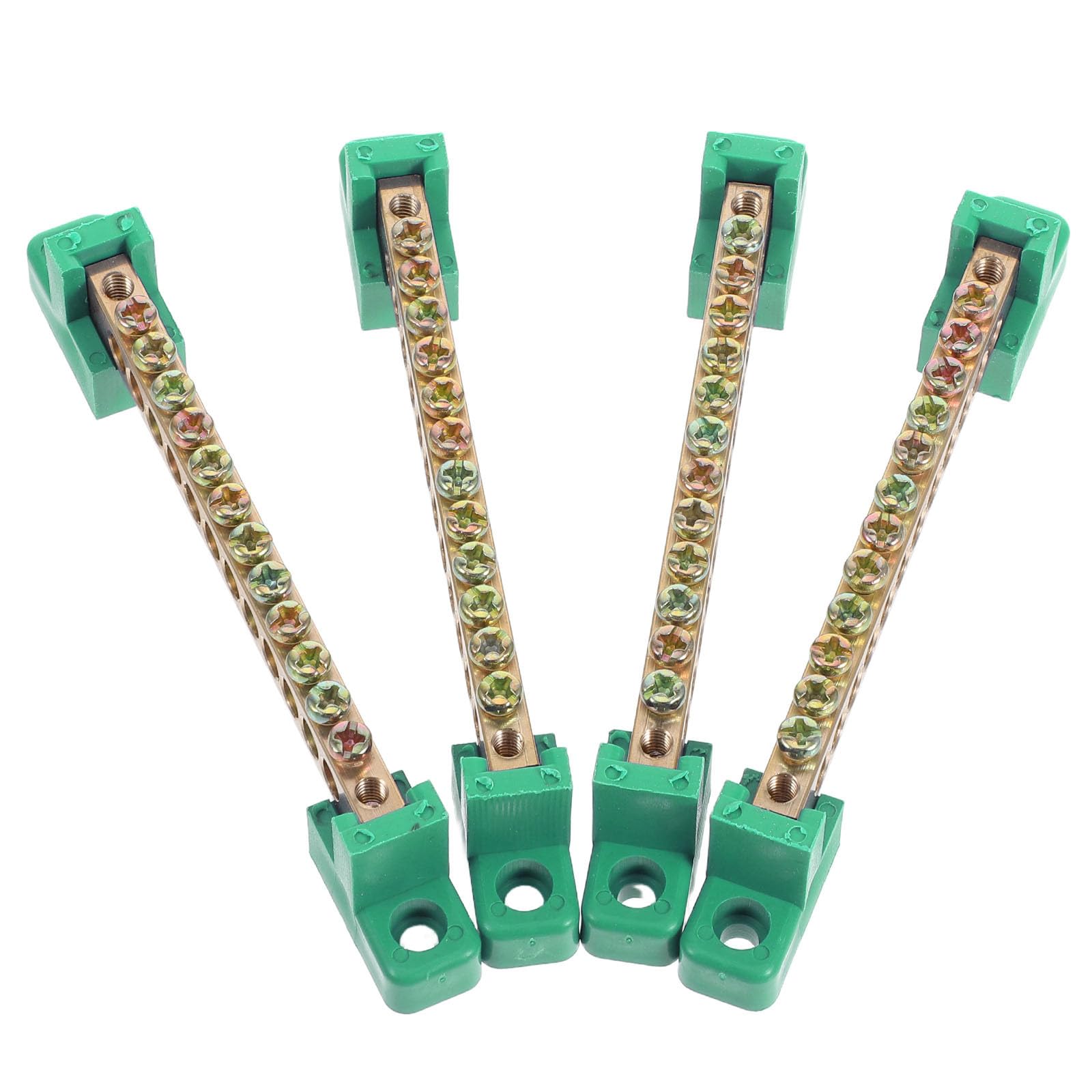Bloque de terminales de cobre SHINEOFI con tornillos para paneles de distribución eléctrica 8