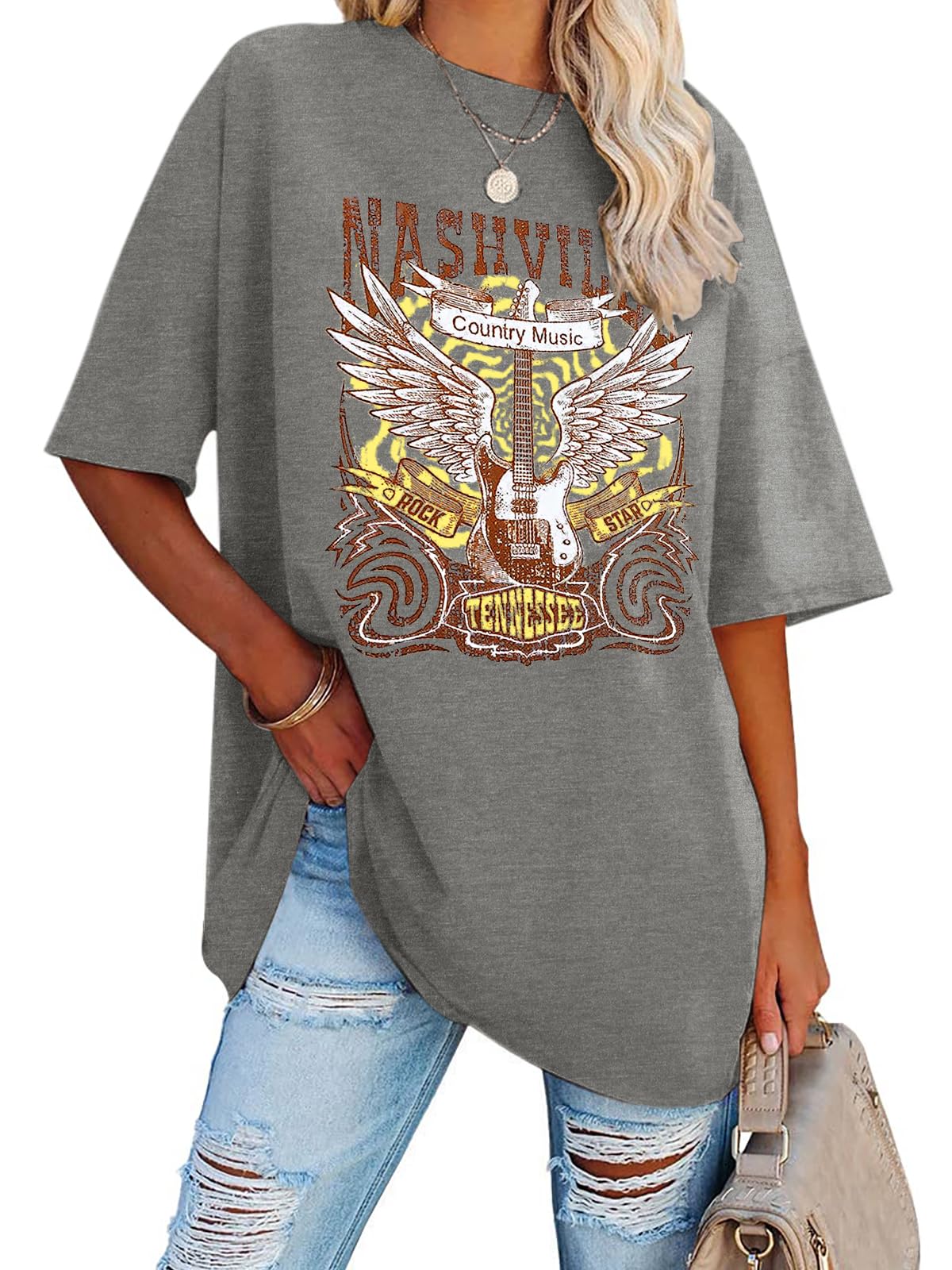 ChulianyouhuoI'm Mostly Peace Love and Light Funny T-Shirt Womens Graphic Printed Short Sleeve Tops Tee