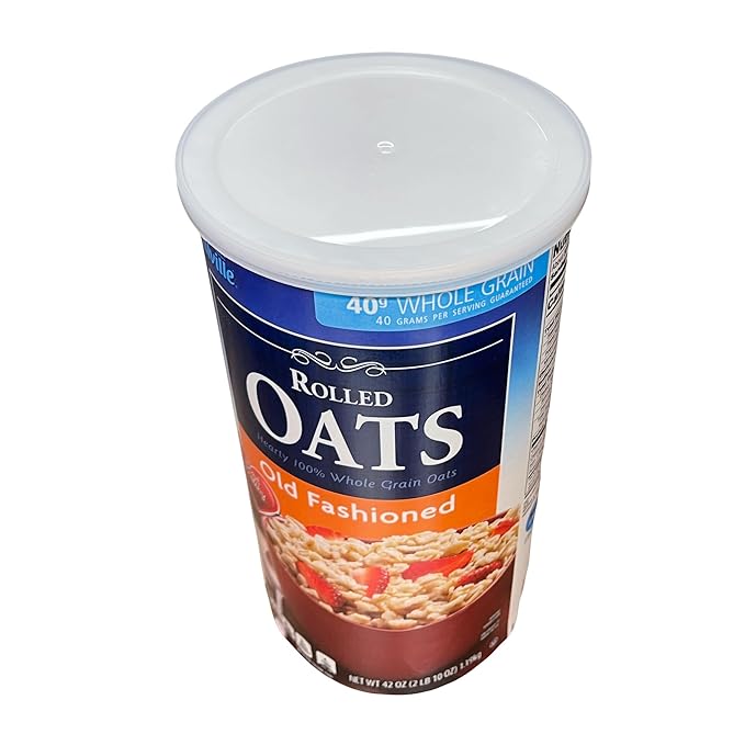 Avena en Hojuelas Old Fashioned, 100% Grano Entero, Pack de 2 Contenedores 42 oz miniatura 3