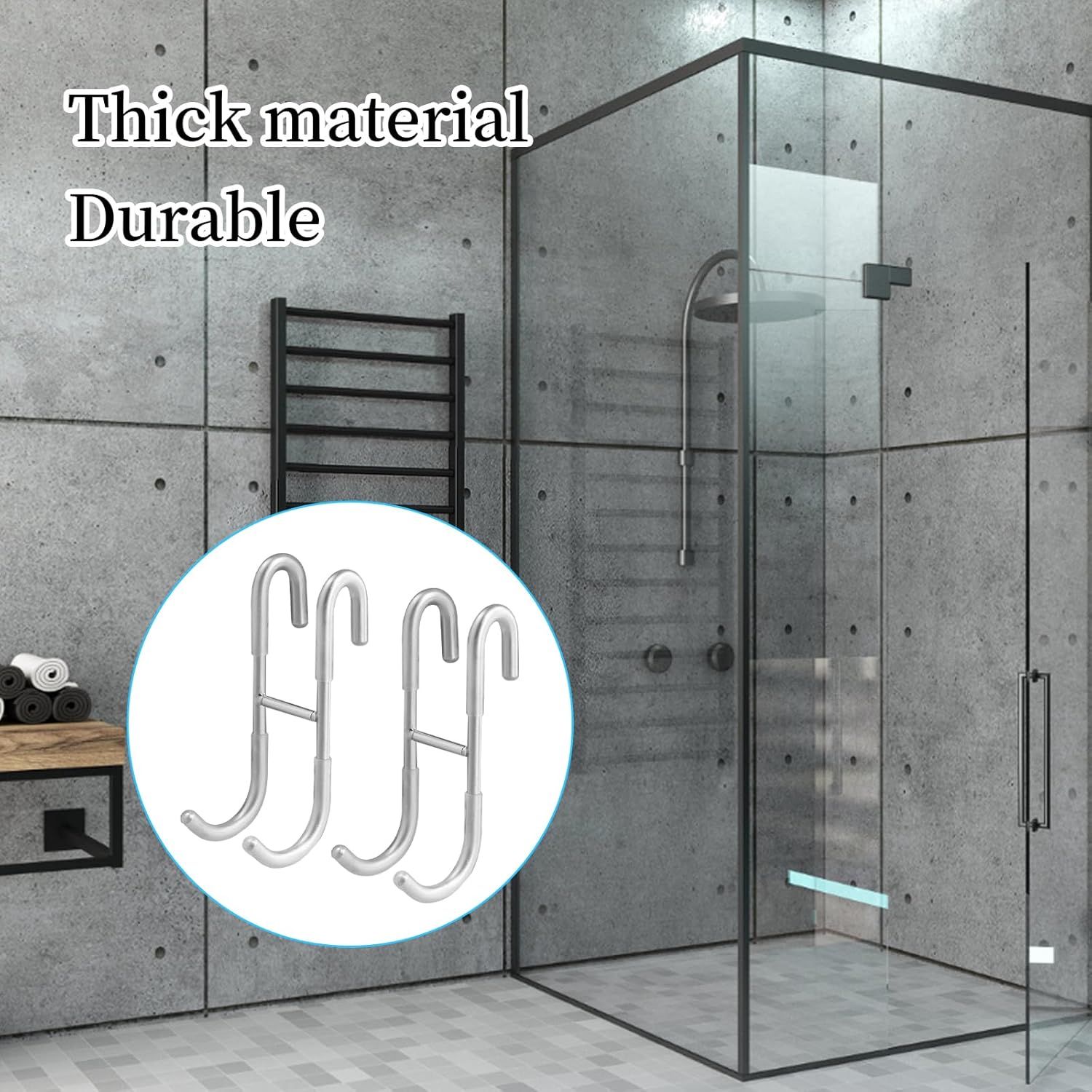 Zuhanyzó horog - részlet nézet