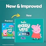 Pampers Easy Ups Girls & Boys Potty Training Pants, Size 4 (2T3T), Peppa Absorbent Training Underwear, Up to 100% Leakproof Day and Night, Hypoallergenic, 1 Pack (Count of 74)