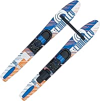 Connelly Supersport Junior Combo Waterskis - Beginner-Friendly for Kids Under 135 lbs with Stabilizer Bar