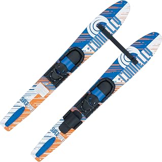 Connelly Supersport Junior Combo Waterskis - Beginner-Friendly for Kids Under 135 lbs with Stabilizer Bar