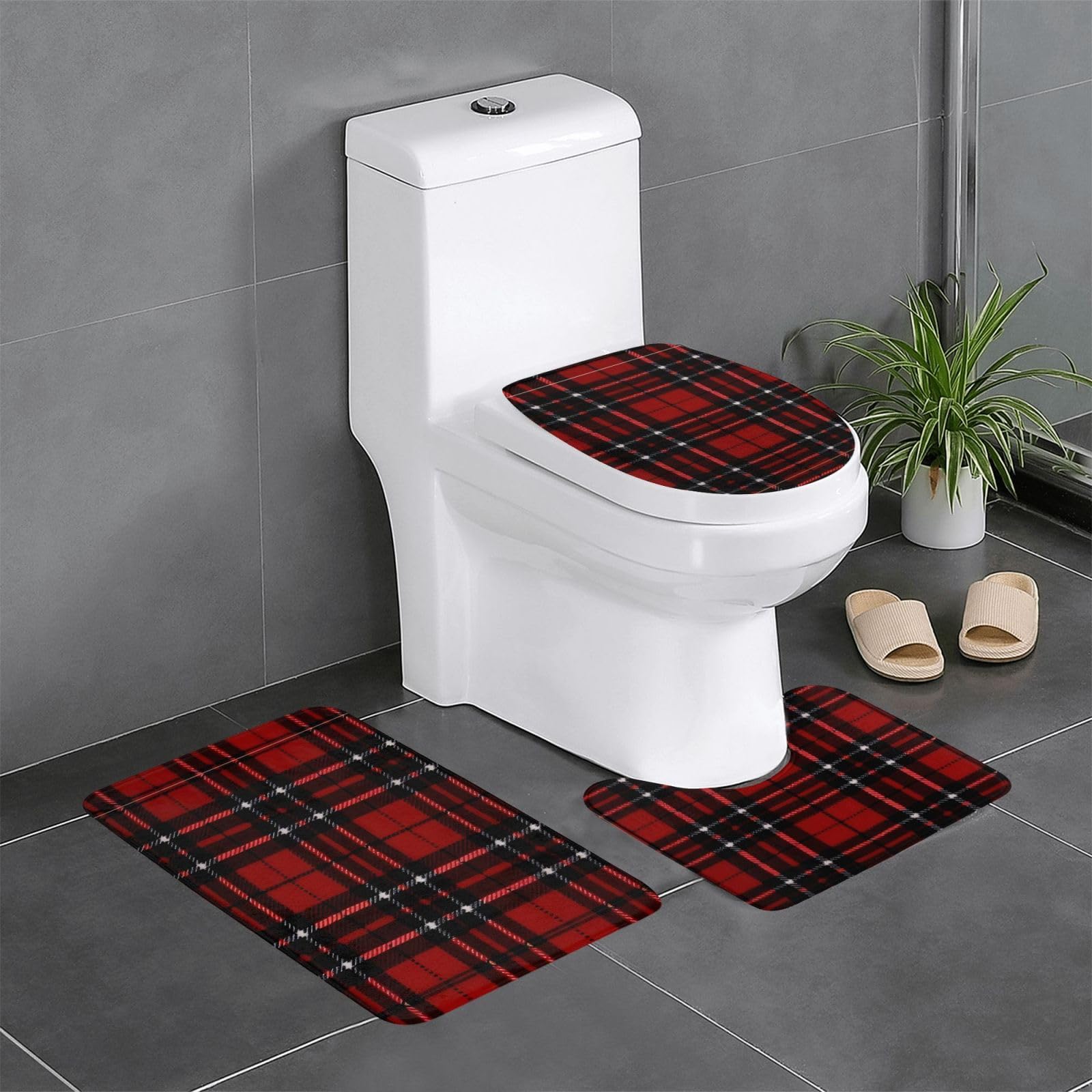 Tapis de salle de bain à carreaux pour sublimer votre chambre et cuisine