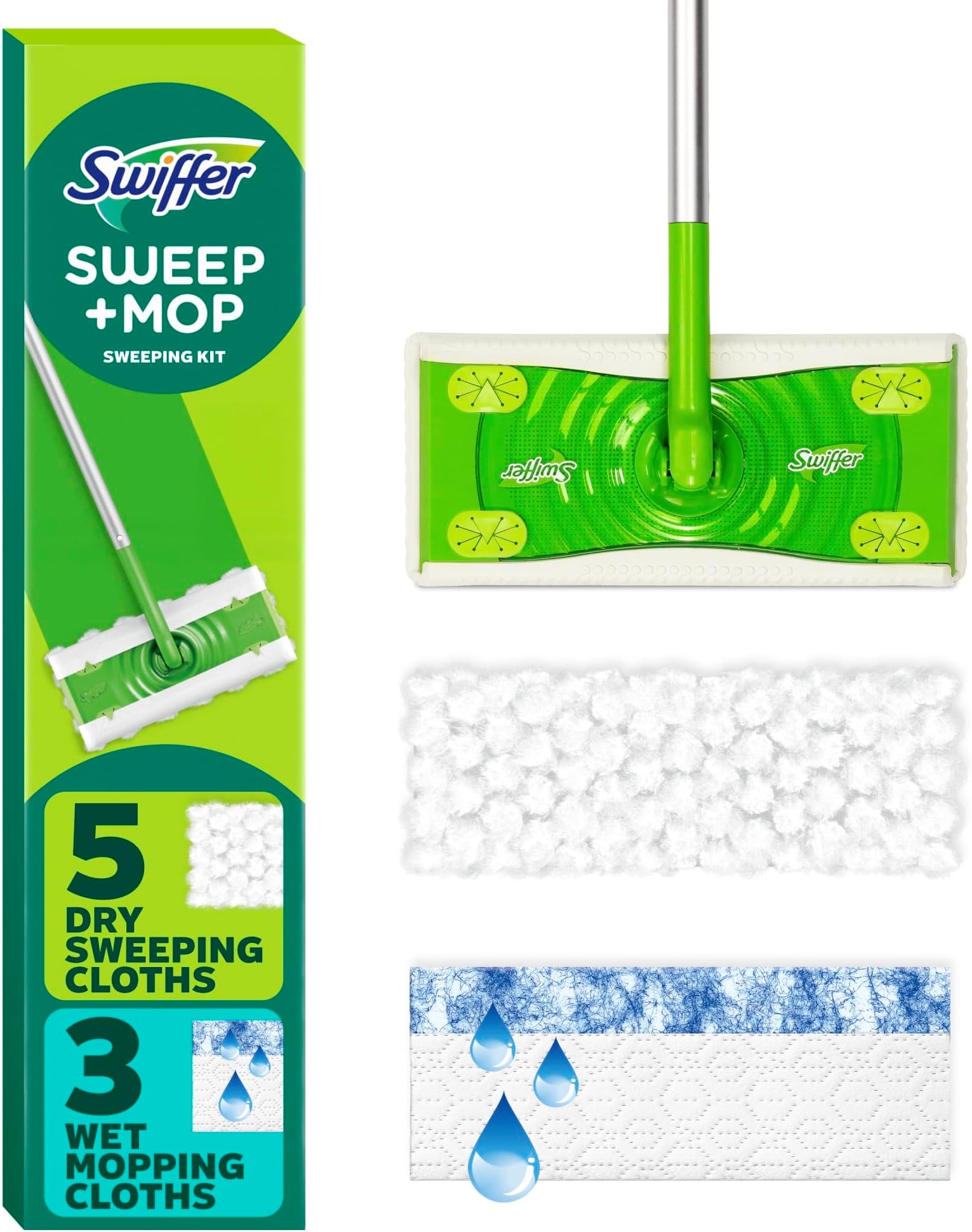 Sweeper Start Kit, Green, 11 Piece Set, 521000