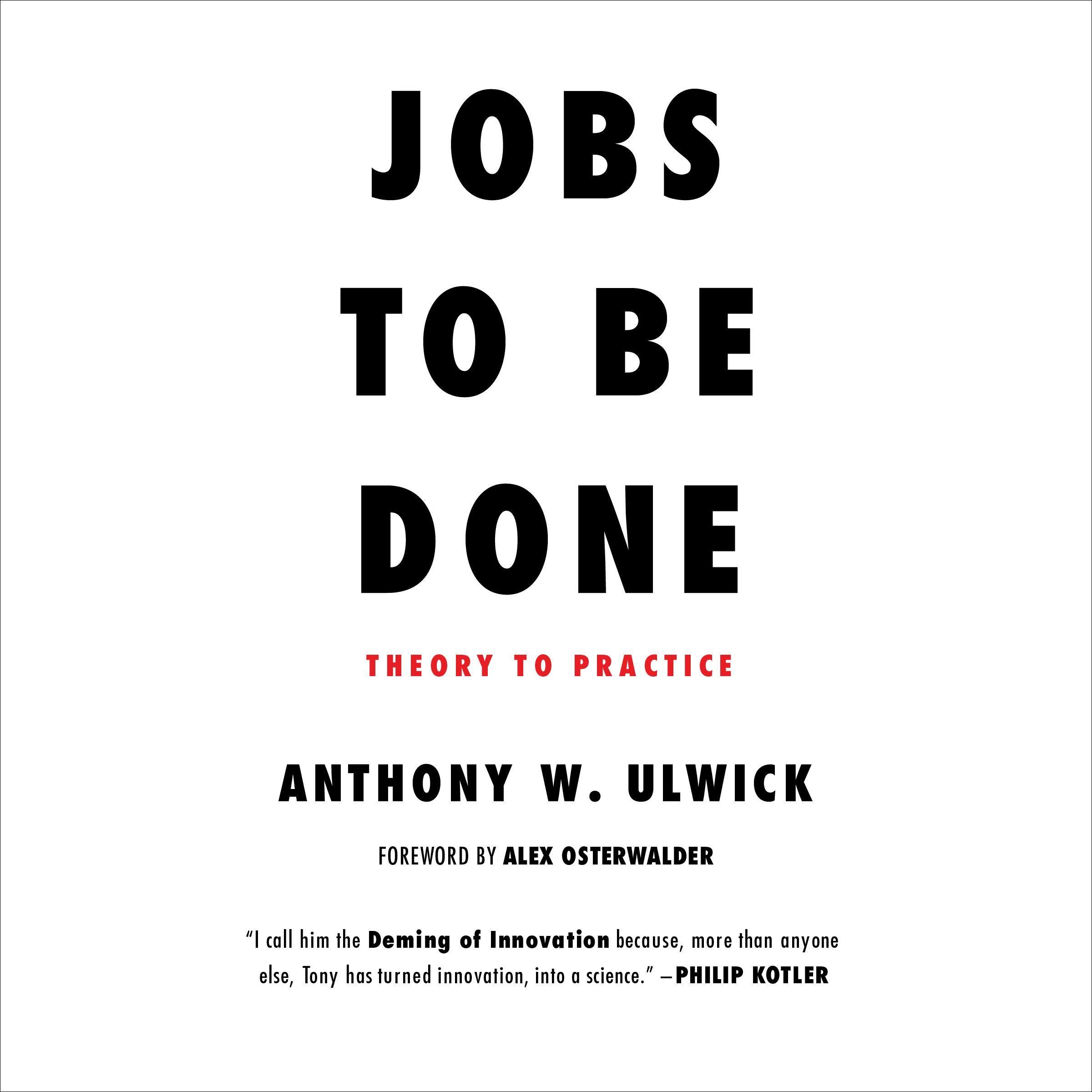 Cover art for Jobs to Be Done