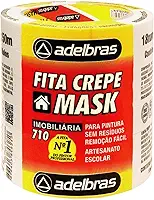 Fita Crepe, Adelbras 0615000005, Multicor, Pacote de 6