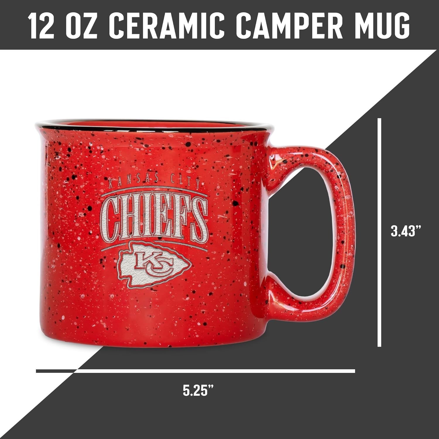 Rico Industries NFL Football San Francisco 49ers Tribute 12oz Laser Engraved Campfire Mug - Image 7