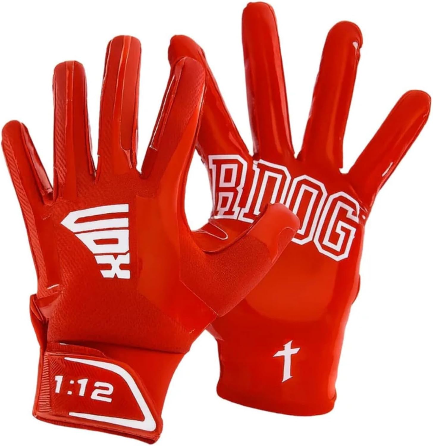 Undrdog Athletix Fearless Football Receiver Gloves Men – Sticky Grip Football Gloves for Youth & Adults, Durable Non-Slip Receiver Design