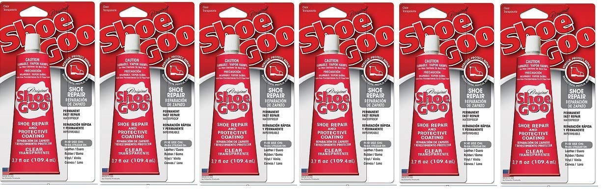 Shoe GOO® Adhesive, 3.7 fl oz (6 Pack, Clear)