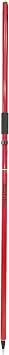 AdirPro Aluminum GPS Rover Rod 2m 2-Piece Design GPS Pole for Land Surveying & Engineering RTK GPS/GNSS Accessory Includes Level Vial & Carrying Case Red