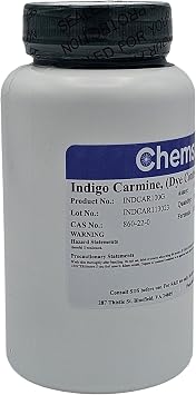 Indigo Carmine, 80+% (Dye Content), 100g