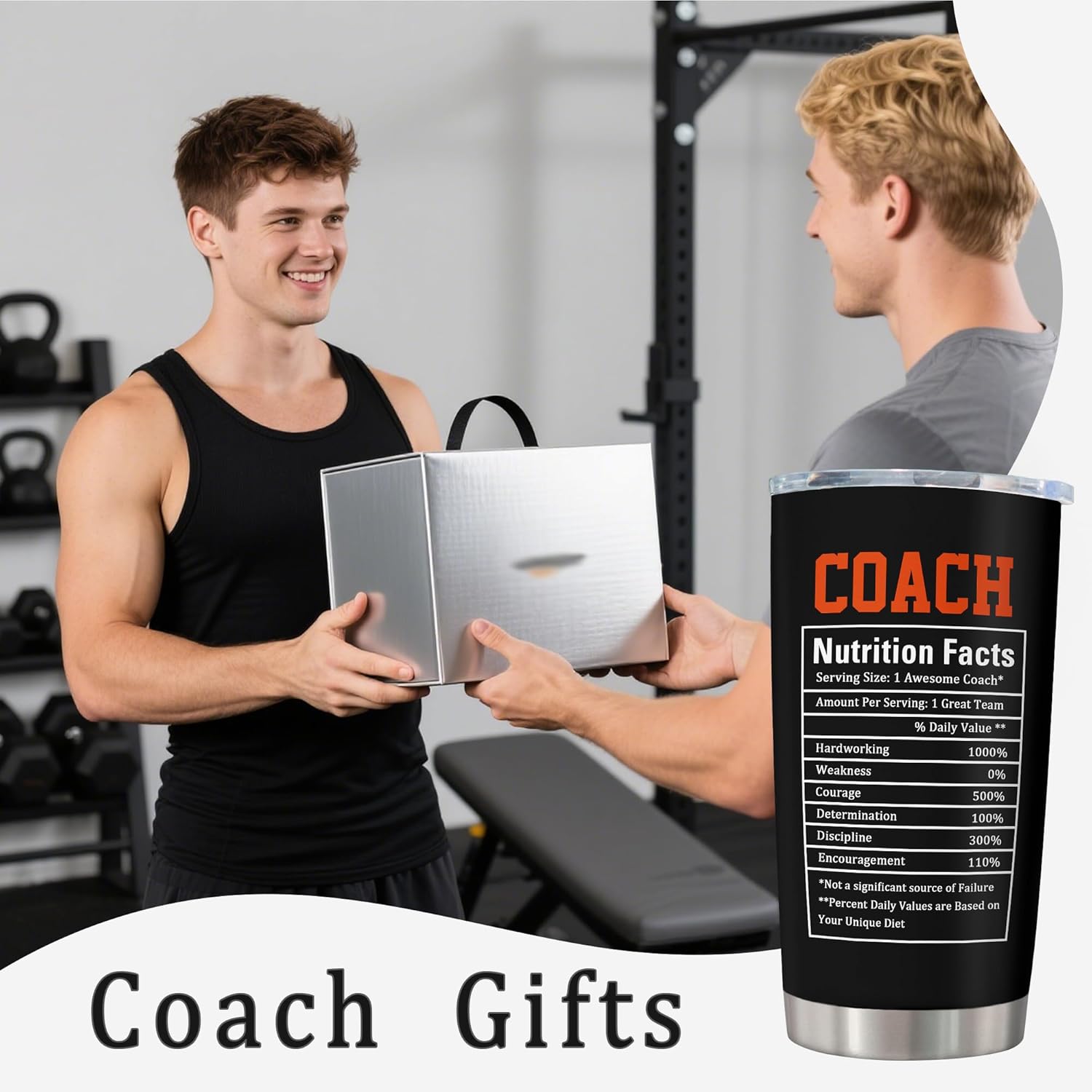 Coach Gifts, Coaches Gifts for Men Women, Swim Gymnastics Cheer Dance Music Golf Basketball Soccer Football Softball Baseball Gym Coaches Gift, Coach Cup Tumbler Stainless Steel 20 Oz 1PC - Image 7