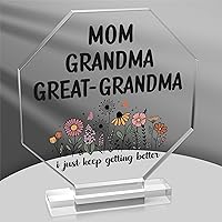 Vista 24 de Yopyame Regalos de Cumpleaños para Mamá en Español - Regalos para Mamá de Acrílico para Decoración de Escritorio de Oficina Recuerdos Pesos de Papel