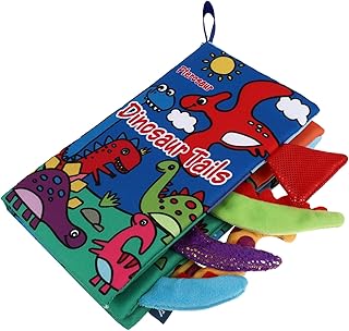 ibasenice Livro De Pano De Cauda Livro De Brinquedo Infantil Pano Livros De Bebê Livro Infantil Livros Educativos Infantis Menino Menina Livro Brinquedo Bebê Livro Macio Livro De Pano