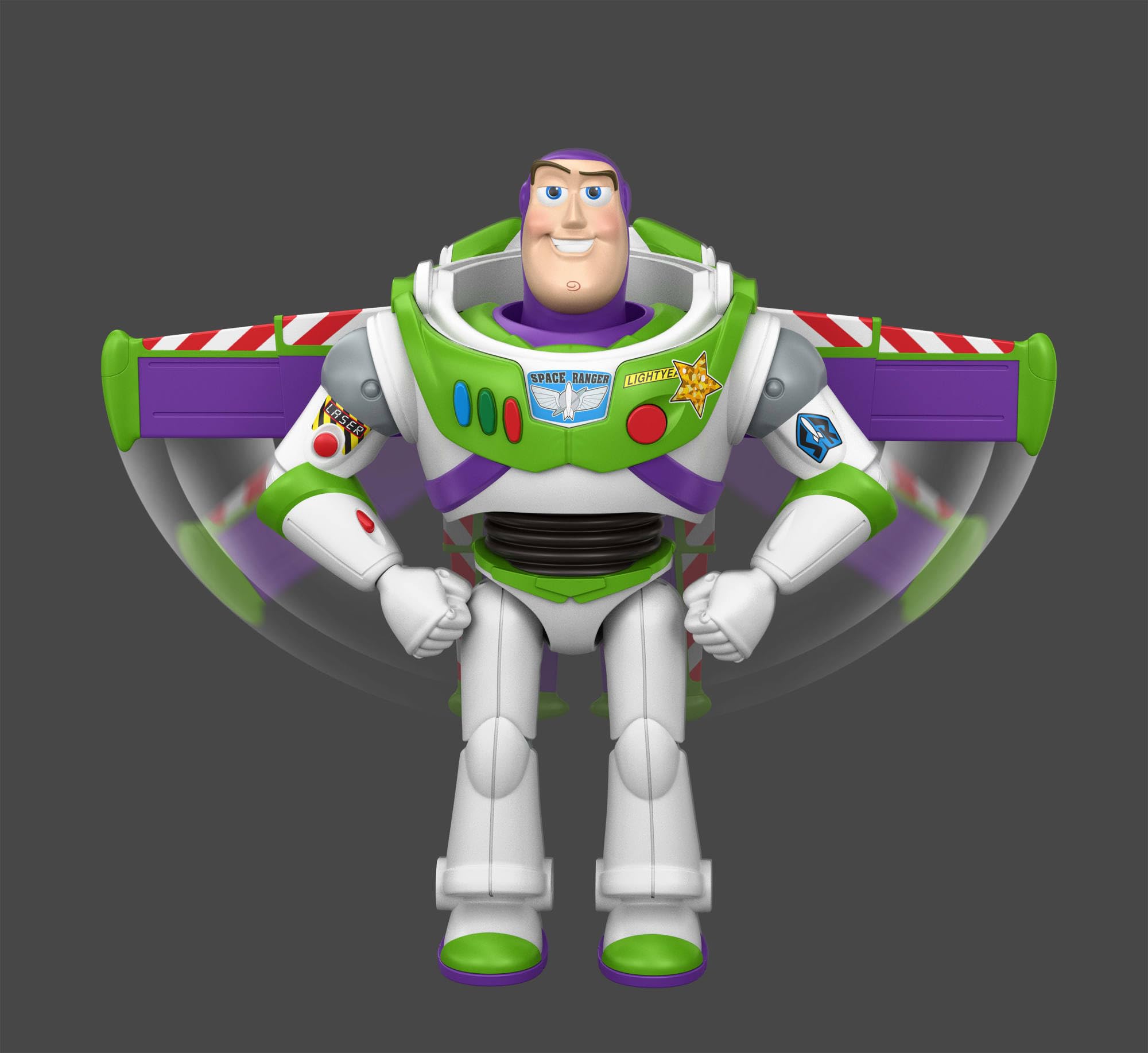 Mattel Disney · Pixar Figurine articulée Buzz l’Éclair Décollage Imminent de 25 cm avec 12 Points d’Articulation et détails fidèles au Film, JKV39
