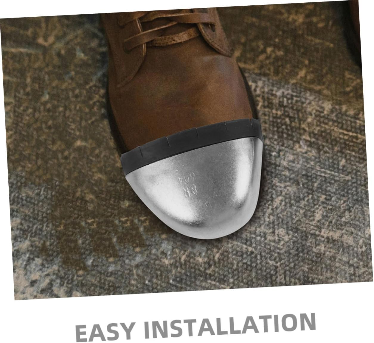 2pairs -smash Toe Caps Protective Footwear Inserts for Work Boots Easy Installation Safety Shoe Covers for Construction and Warehouse Use