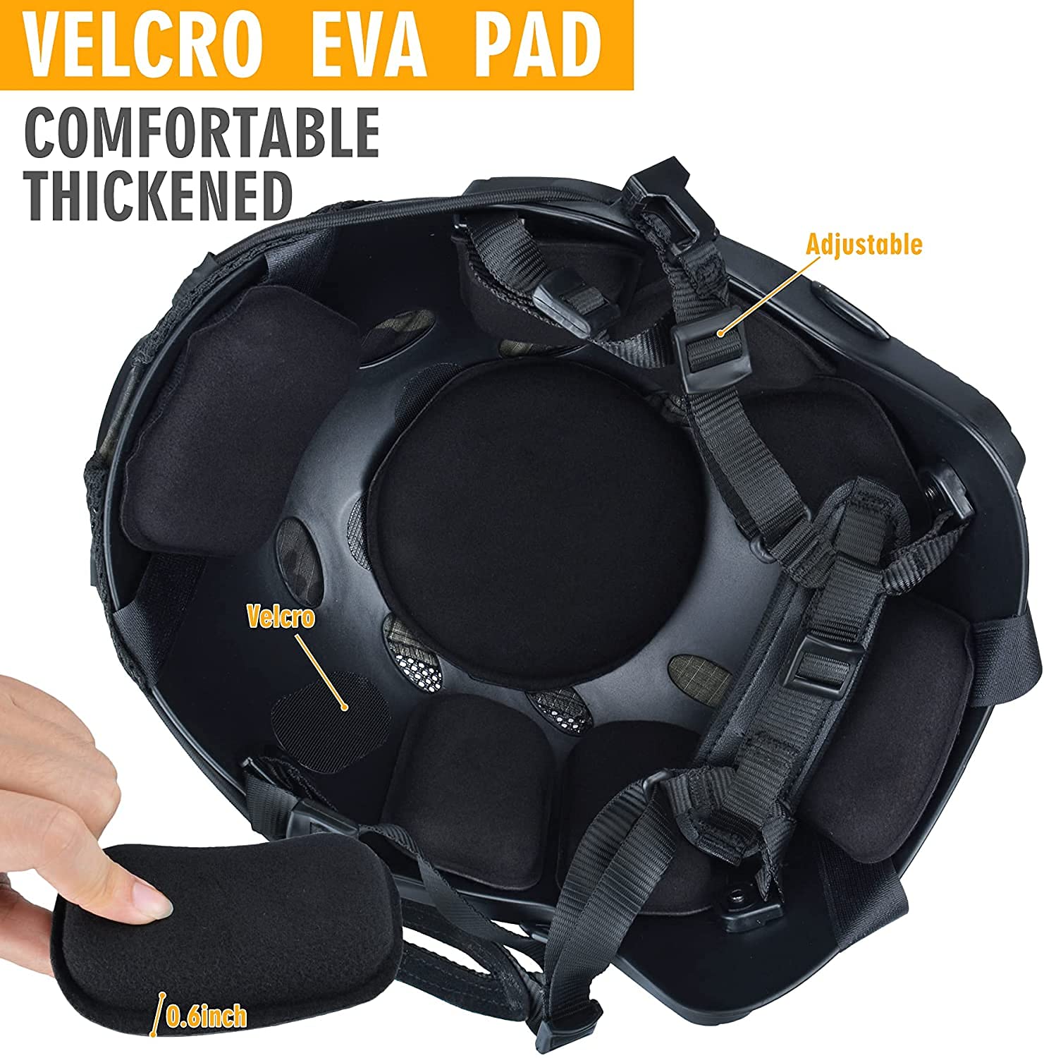 Casque De Paintball PJ pour Pistolet A Air Tactique avec Housse De Casque, avec Rail latéral Et Support NVG, Utilisé pour Les Sports De Plein Air, la Chasse Et l'équipement De Protection pour Le Tir