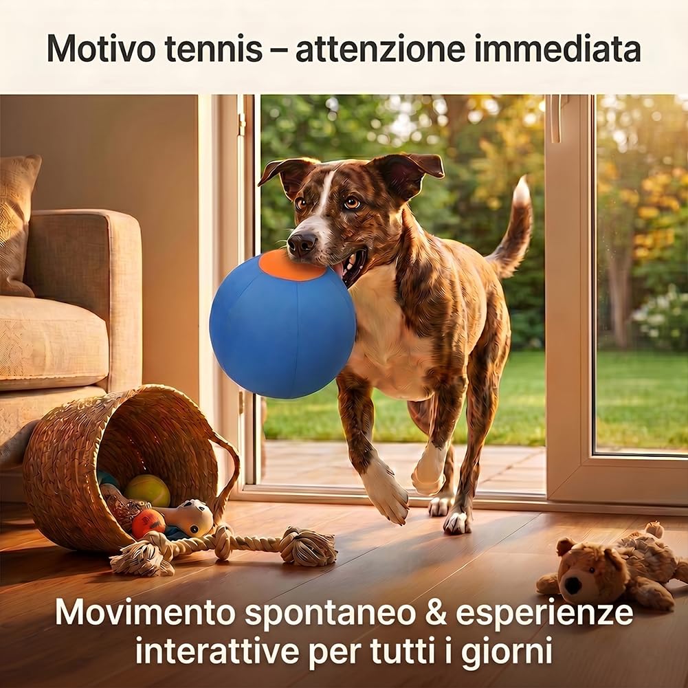Herding Ball Dog | Palla Gonfiabile Gigante 45/55/65 cm | Antistrappo con Maniglia per Trasporto, per Addestramento Interattivo e Stimolazione Attiva (S:45CM)