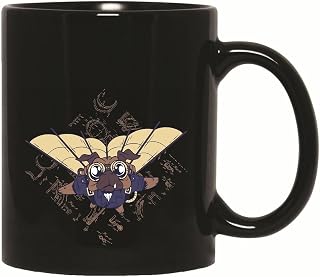 Steampunk Pug Dog Gift for Pet Lovers Flying Glider Illustration 11oz 15oz Black Coffee Mug
