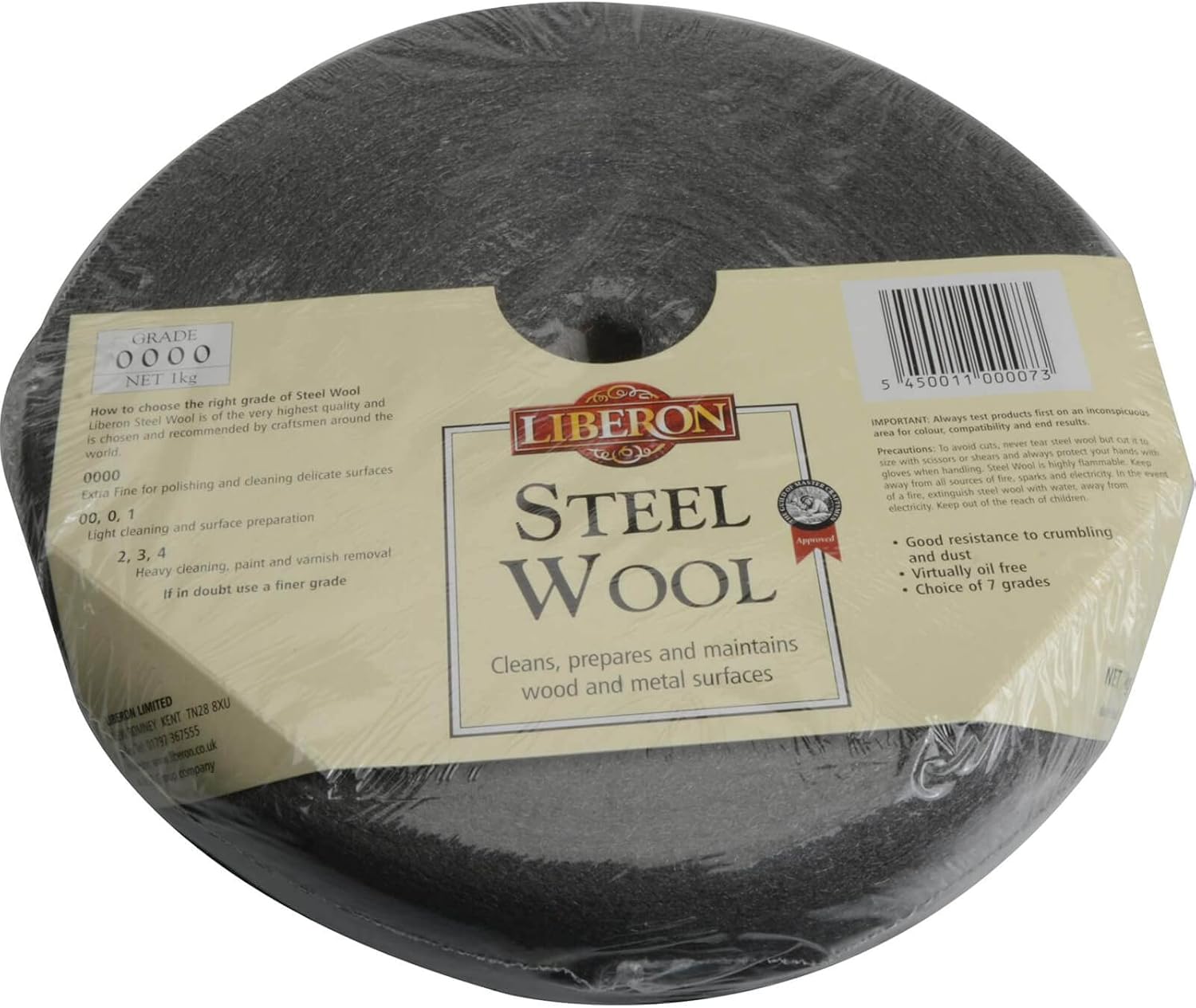 Liberon Steel Wool 0000 1kg Roll Industrial & Scientific