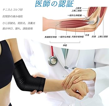 Amazon | NEENCA 肘サポーター ひじ用 テニス/筋トレ/バレー/野球