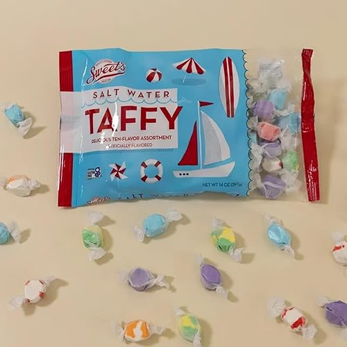 Miniatura 8 de Caramelos de agua salada Taffy en una bolsa de 3 libras, de Sweets