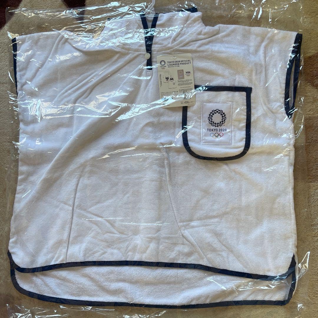 ミライトワ フード付きポンチョ 子供用 東京オリンピック 東京