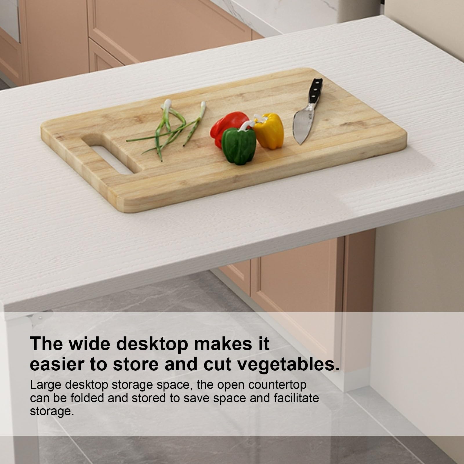 XJBTBA Tavolo Pieghevole da Parete in Legno per Piccoli spazi, Tavolo da Pranzo a Scomparsa per Cucina, Camera da Letto, Soggiorno