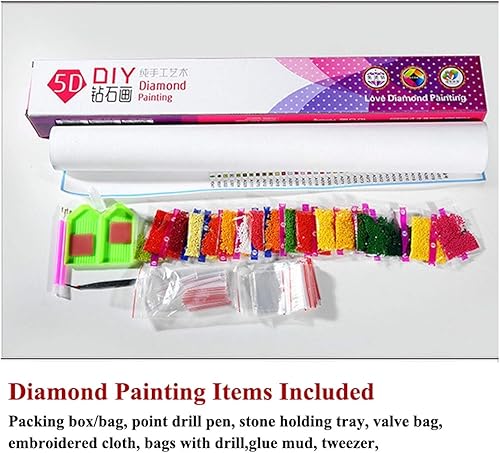 Miniatura 7 de QYQY Diamonds - Pintura de punto de cruz, pintura de punto de cruz, pintura 3D para mujer desnuda 5D (19.7 x 27.6 pulgadas)