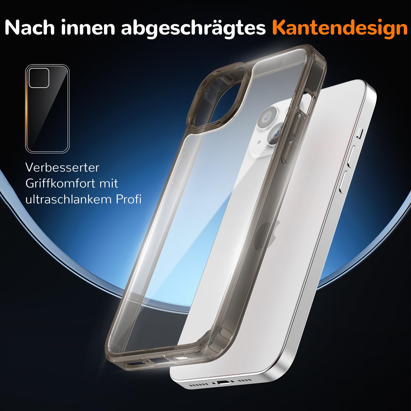 Clear Case for iPhone 15, Ultra Thin, Shockproof TPU Cover, Anti-Yellowing, Crystal Clear, Phone Case for Apple iPhone 15 - Clear — view 557
