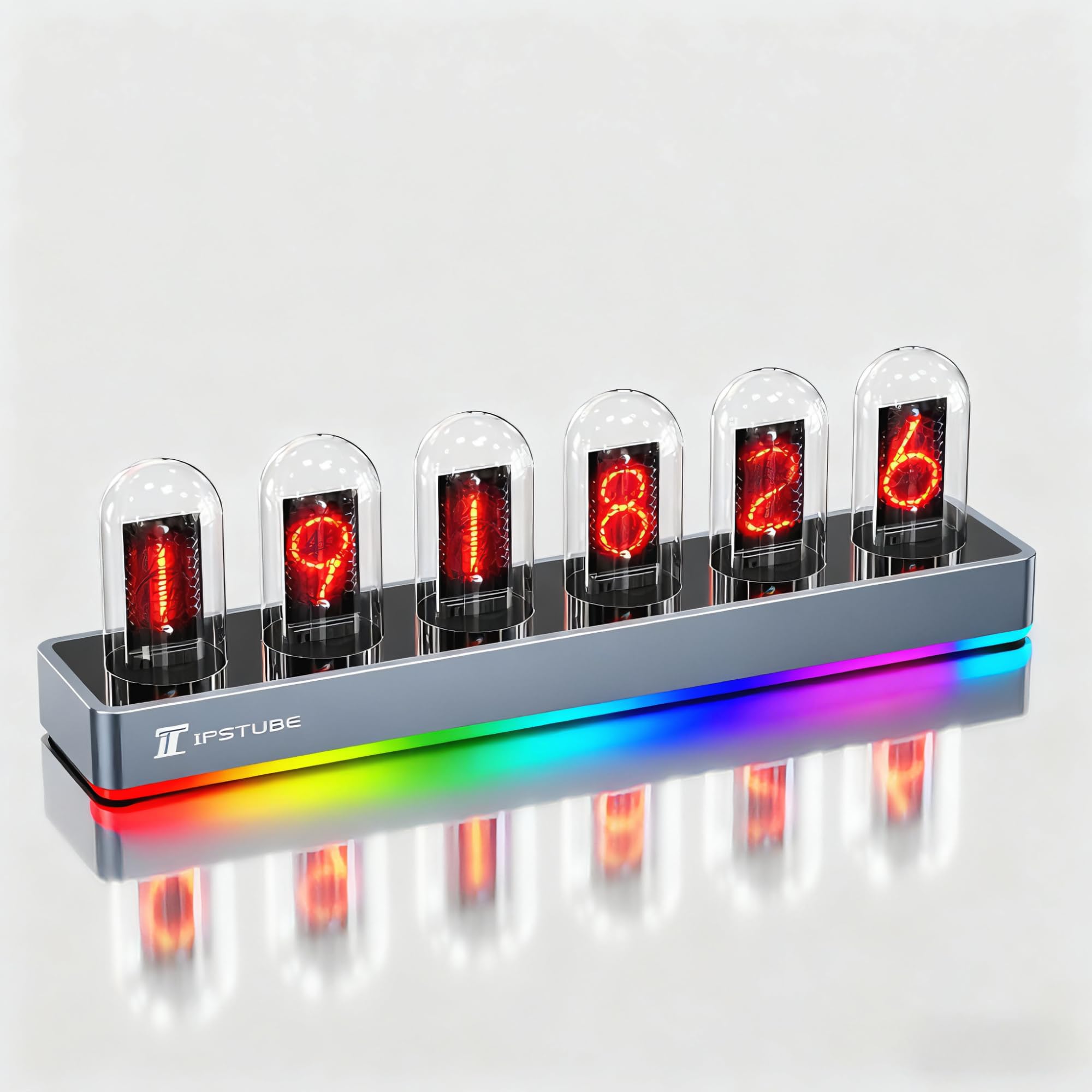 Amazon.com: hnlife IPSTUBE Nixie Tube Clock with RGB Light