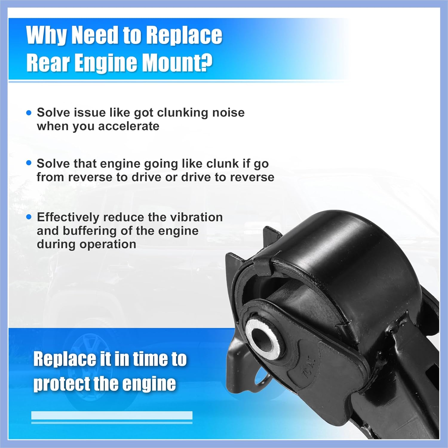 Engine Motor Mount 50805-S9A-983 for Honda CR-V 2002-2006 Transmission Mounting Engine Mount Bracket 1 Pcs Stable