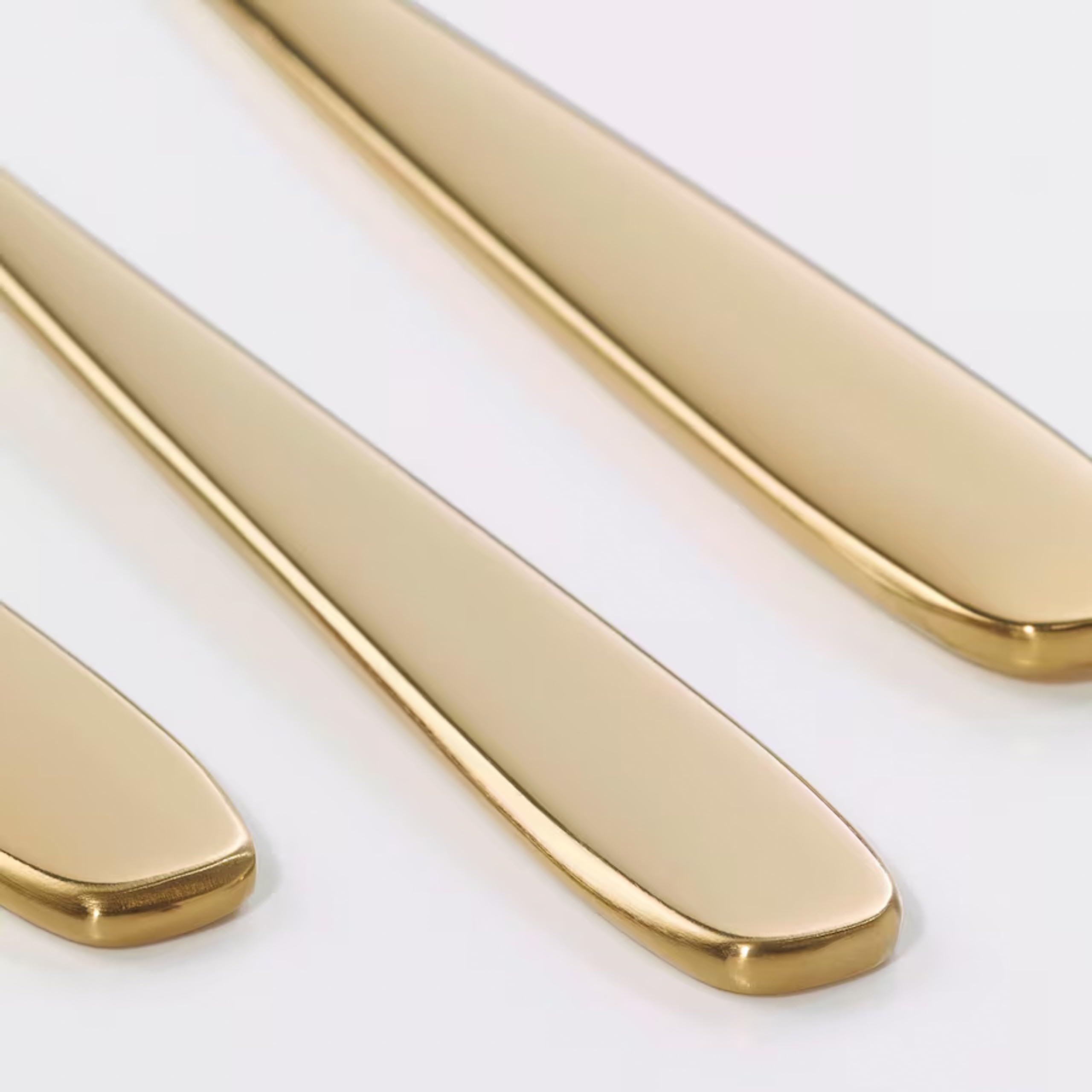 TILLAGD Besteck Set für 6 Personen, Gold, Edelstahl 24 Stück