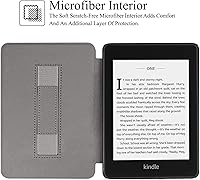 Vista 3 de Funda para Kindle Paperwhite 2018, delgada funda protectora de piel sintética con función de apagado y encendido automático para Kindle Paperwhite