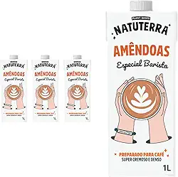Leite de Amêndoas Barista 1 Litro - 3 und/Cx