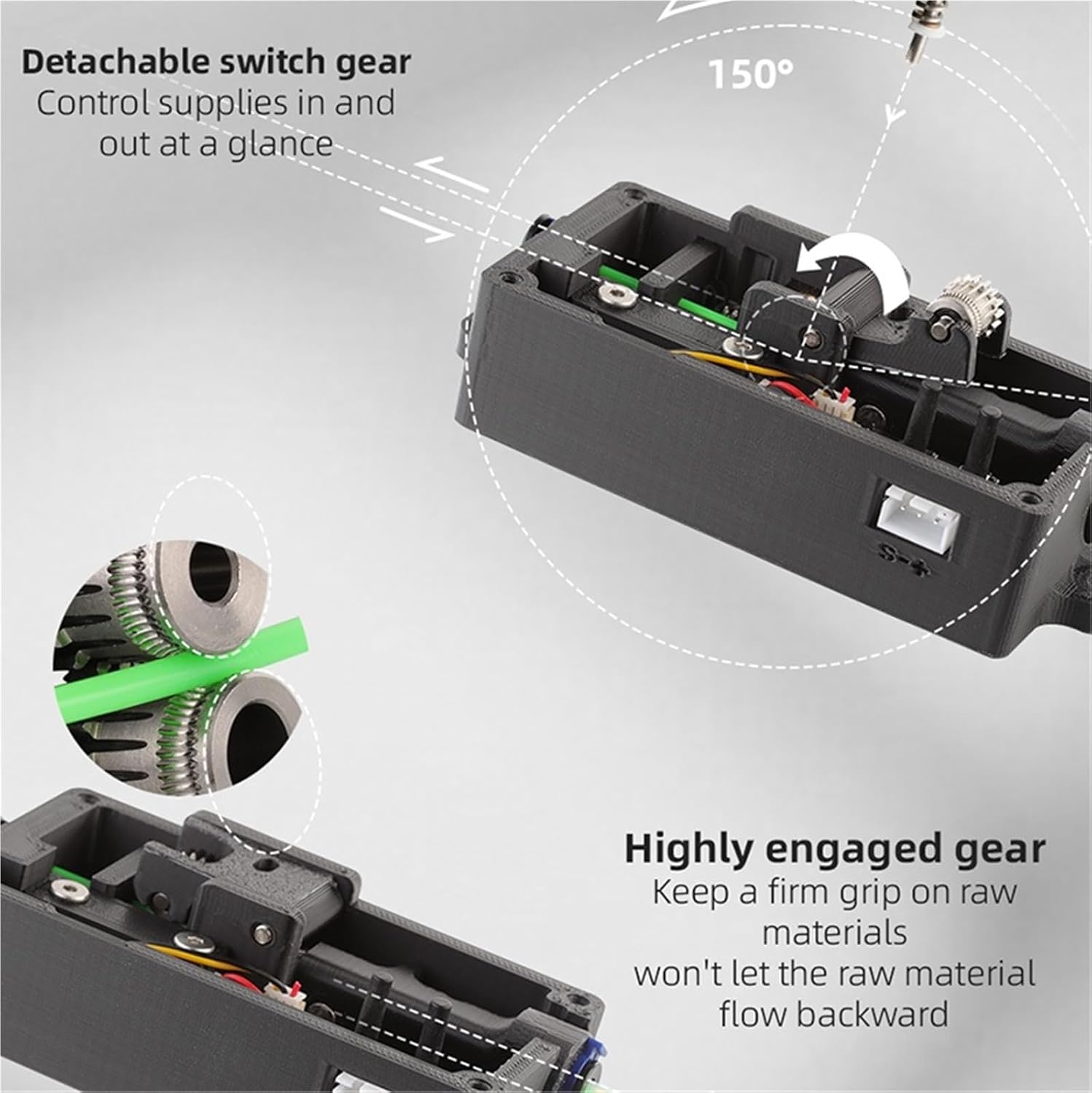 for Mellow LLL Filament for Buffer for 3D Printers - Automatic Filament Feeding, Break Detection, Improve Print Quality for voron for vzbot(Buffer and 2 Motors)