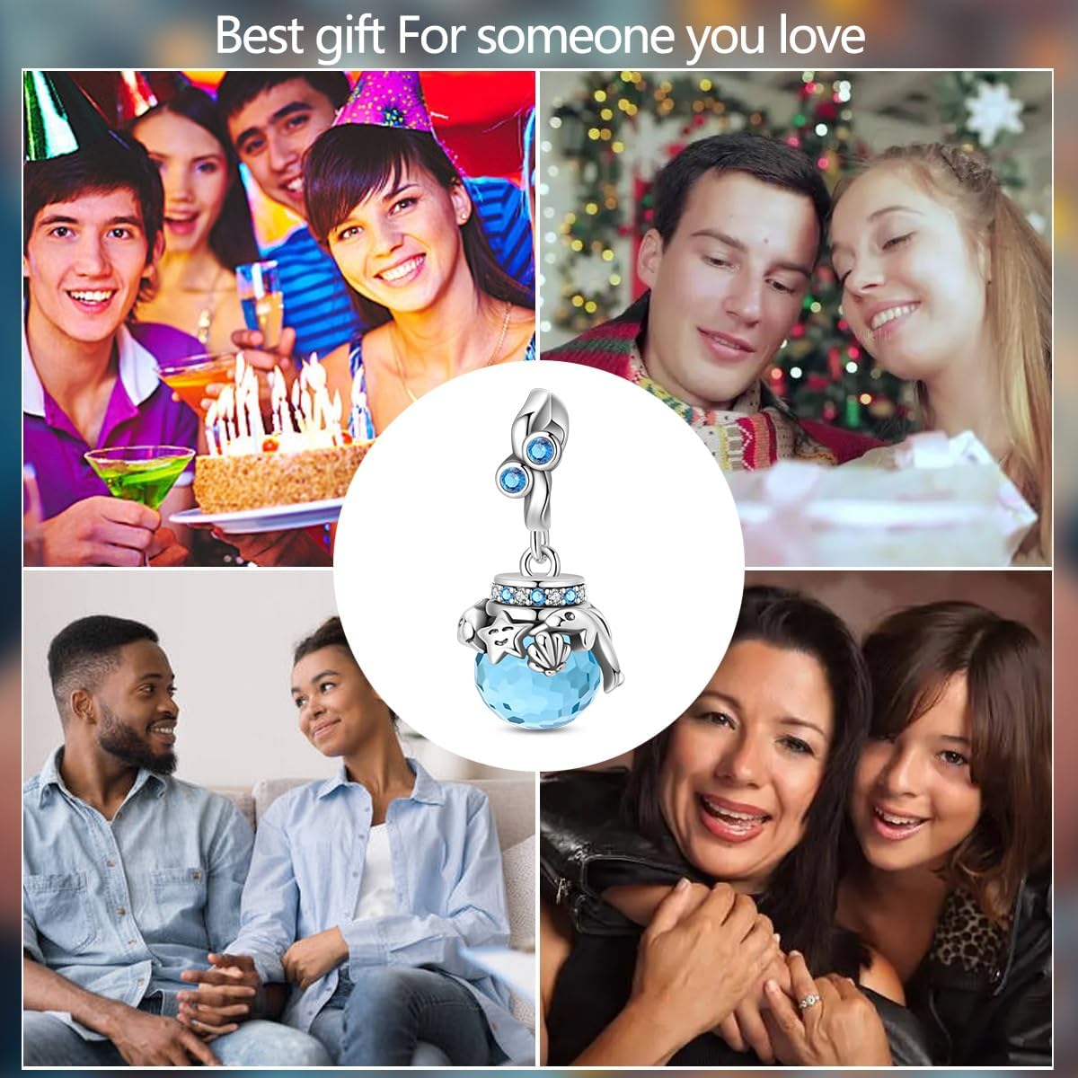 925 Sterling Silver Bead Charms for Pandora Bracelets and Necklaces Dangle Pendant Jewelry Gifts for Women - Image 6