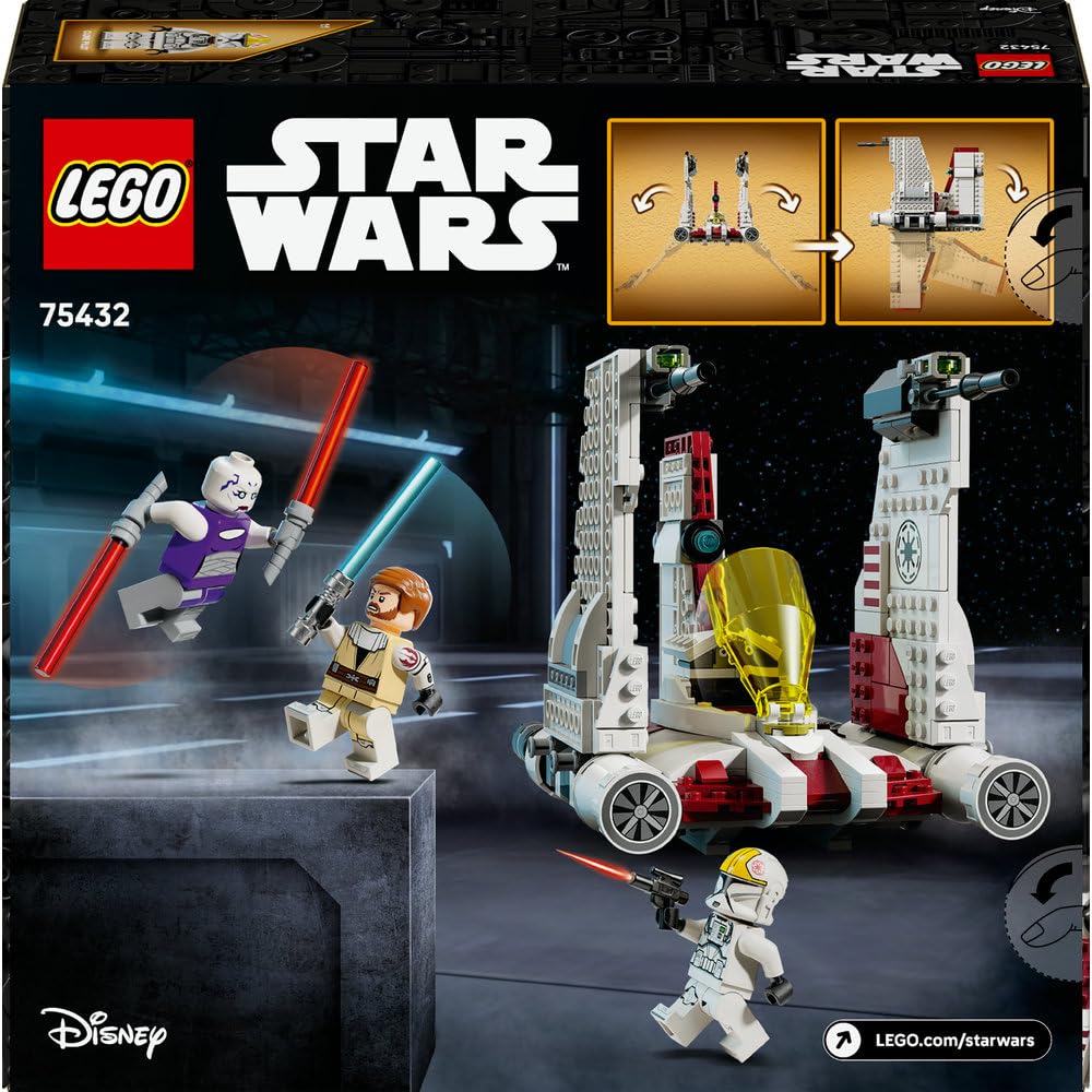 LEGO Star Wars Myśliwiec V-19 Torrent 75432 | Zabawka dla 9-latka, zestaw z figurkami, prezent Star Wars dla dzieci, klocki dla chłopca i dziewczynki, 567 elementów