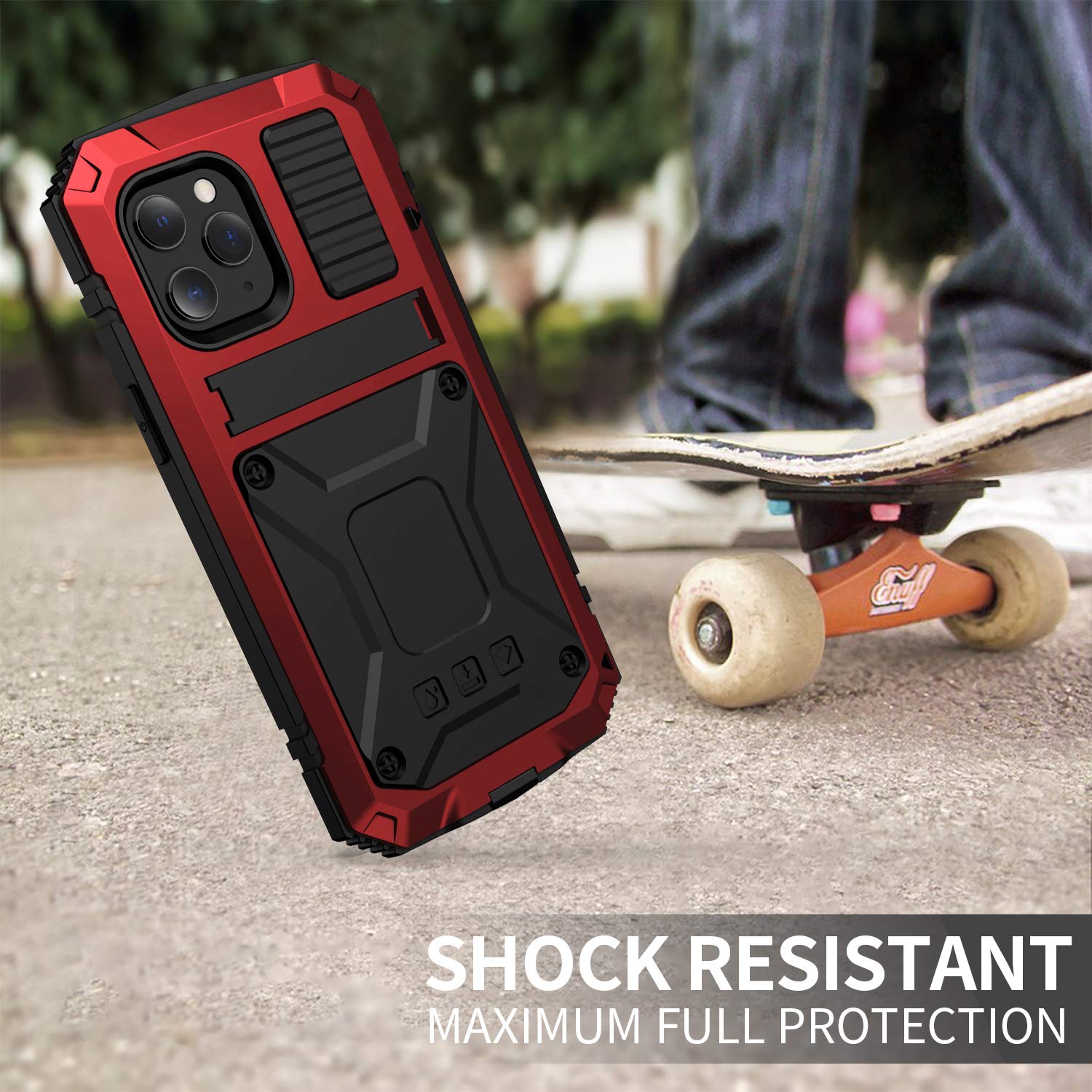 Amazon.co.jp: iPhone 12 Pro Max ケース DINGXIN 最強級金属合金 360