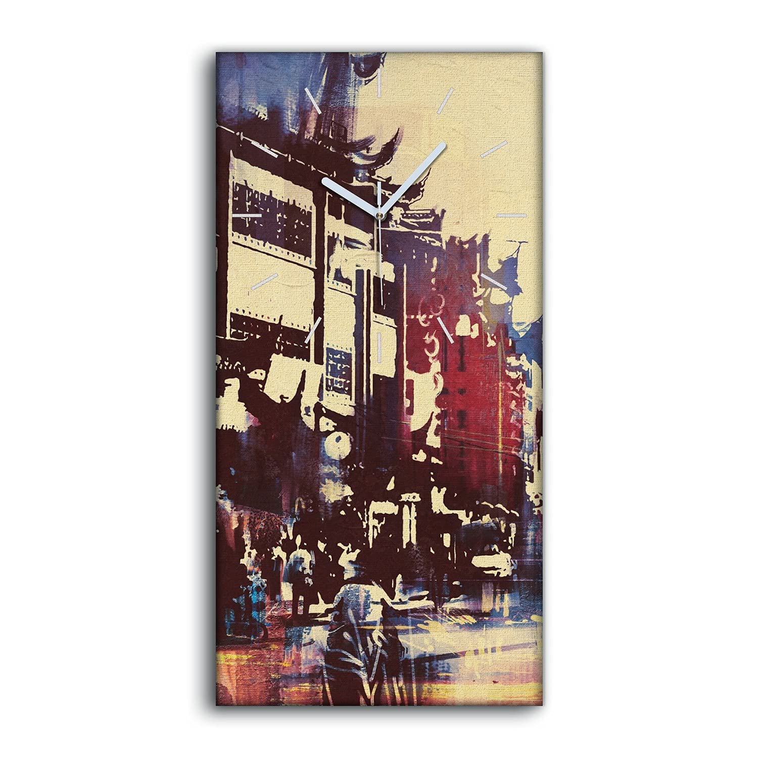 Horloge sur Toile Silencieuse Ne Pas Tic Tac pour Chambre